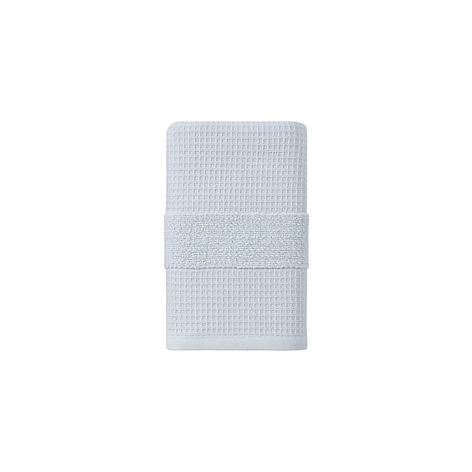 slide 1 of 2, Haven Organic Cotton Waffle & Terry Hand Towel - Grey Down, 1 ct