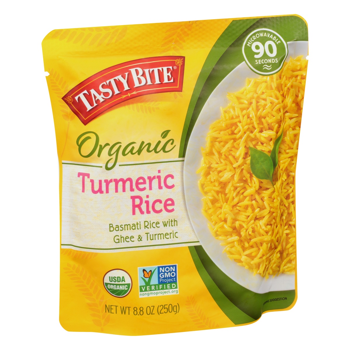 slide 2 of 10, Tasty Bite Organic Turmeric Rice, 8.8 oz