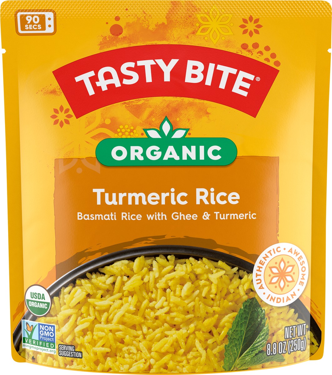 slide 2 of 3, Tasty Bite Organic Turmeric Rice, 1 ct
