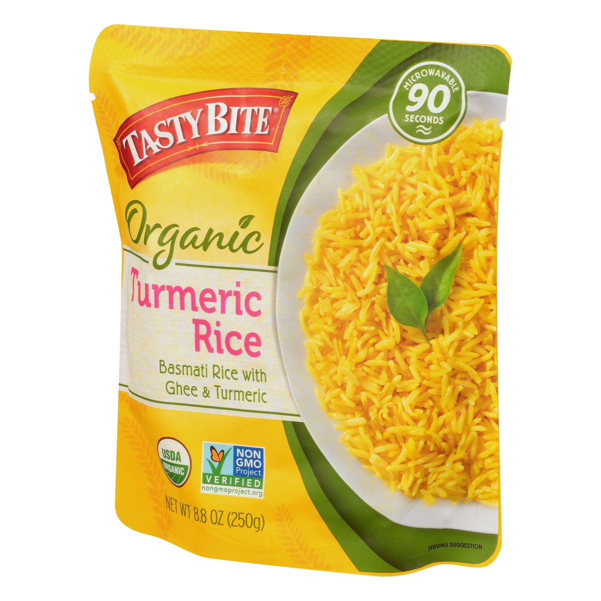 slide 3 of 10, Tasty Bite Organic Turmeric Rice, 8.8 oz