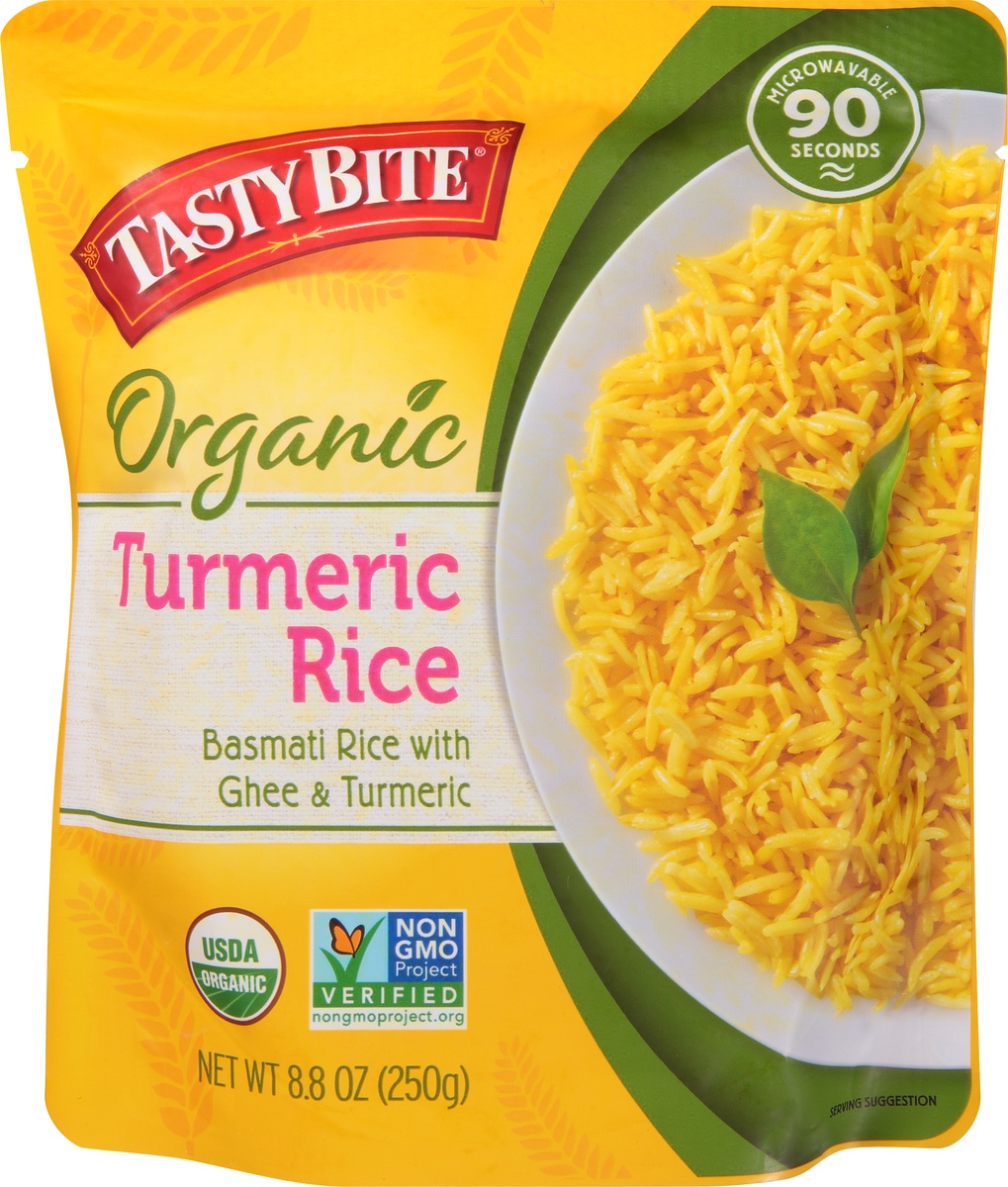 slide 9 of 10, Tasty Bite Organic Turmeric Rice, 8.8 oz