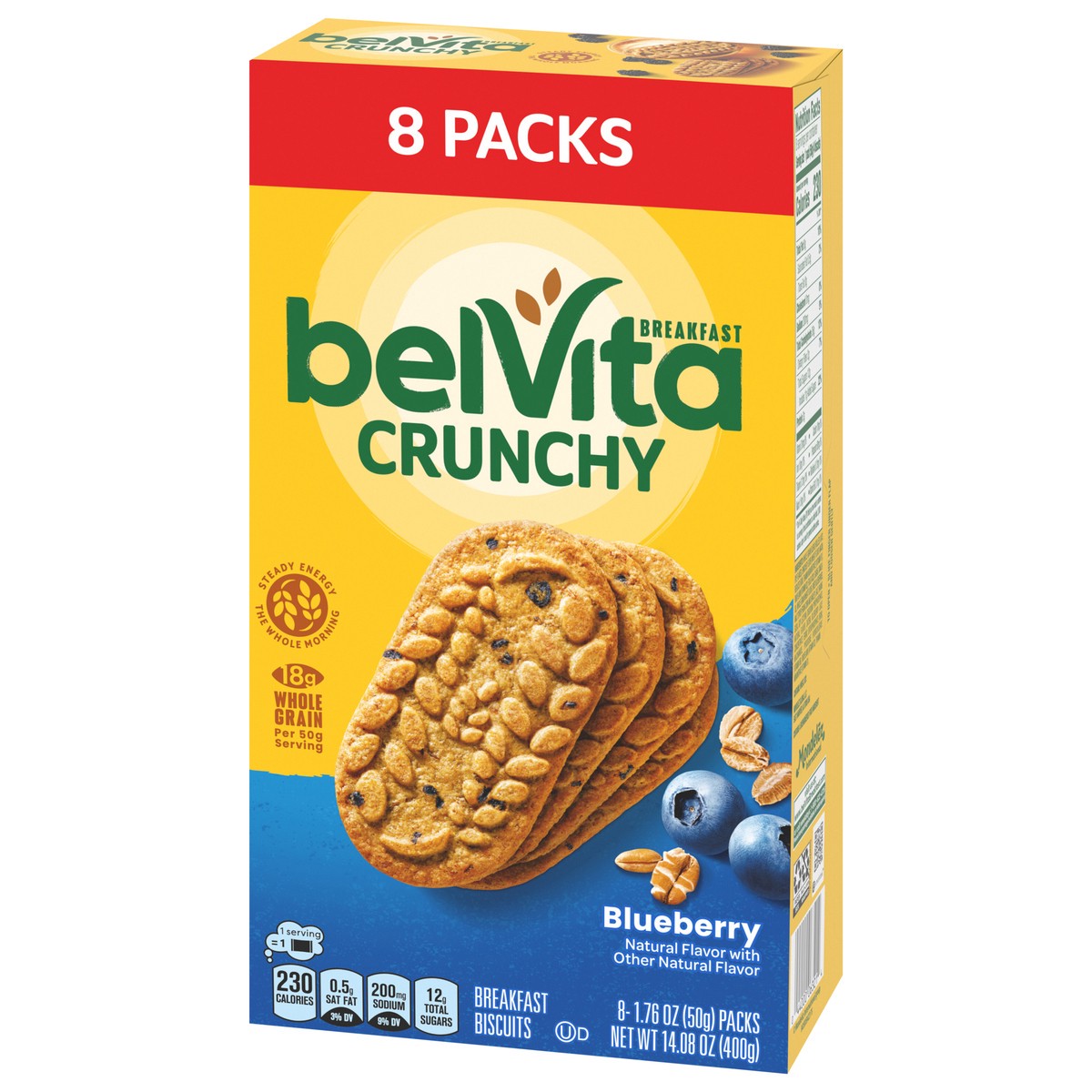 slide 3 of 9, belVita Blueberry Breakfast Biscuits, 8 packs, 8 ct