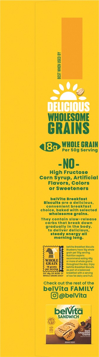 slide 7 of 9, belVita Blueberry Breakfast Biscuits, 8 packs, 8 ct