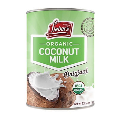 slide 1 of 1, Lieber's Organic Original Coconut Milk, 13.5 oz