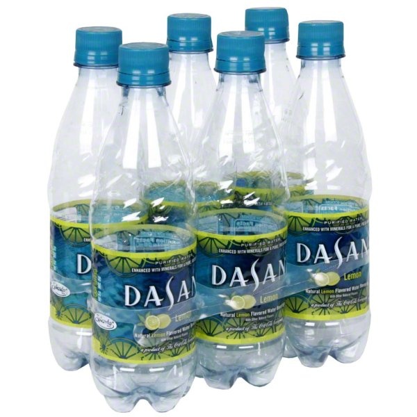 slide 1 of 1, Dasani Water Purified Lemon - 16 oz, 16 oz