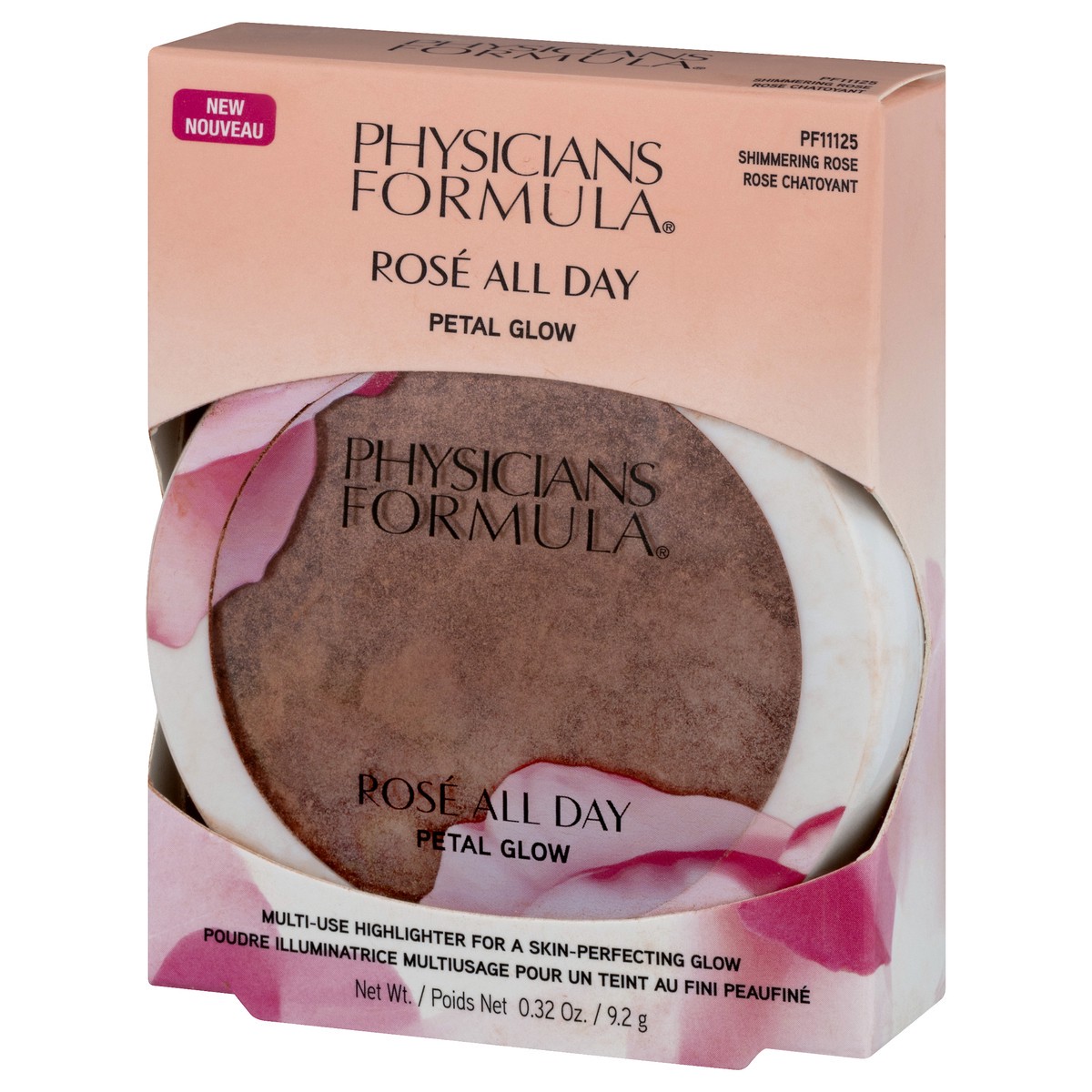 slide 12 of 12, Physicians Formula Rose All Day Petal Glow, 0.32 oz