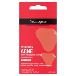 Neutrogena Stubborn Acne Patches, Facial Patches for Blemishes, 10 count