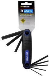 Pro-Grade Metric Folding Hex Key Set
