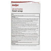 slide 3 of 5, Meijer Back & Hip Heatwraps, 2 ct