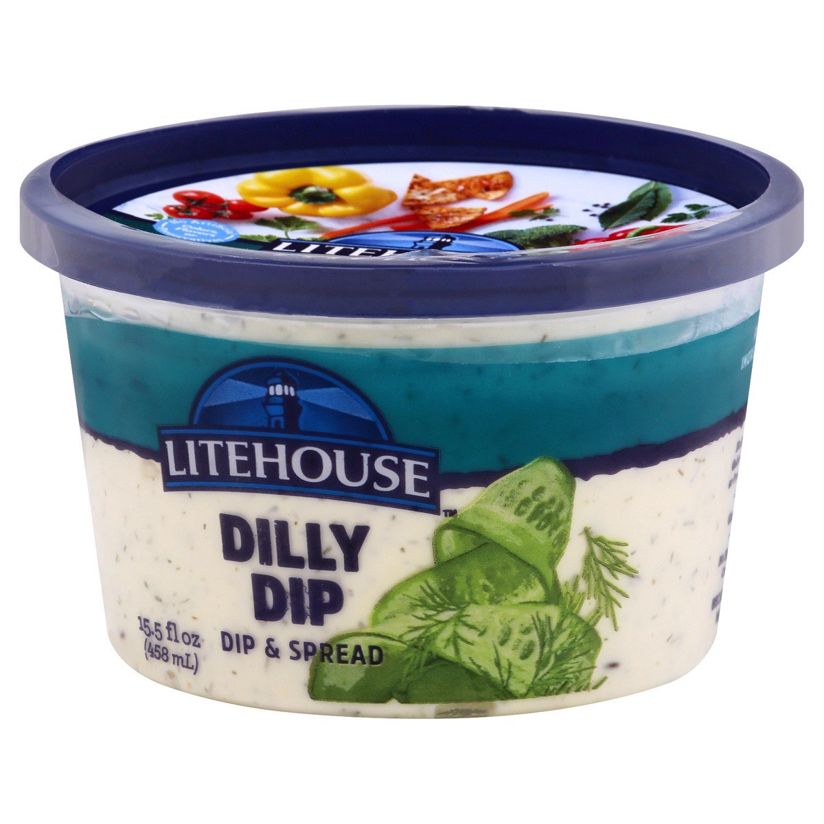 slide 3 of 9, Litehouse Dilly Dip Dip & Spread 15.5 oz, 15.5 oz