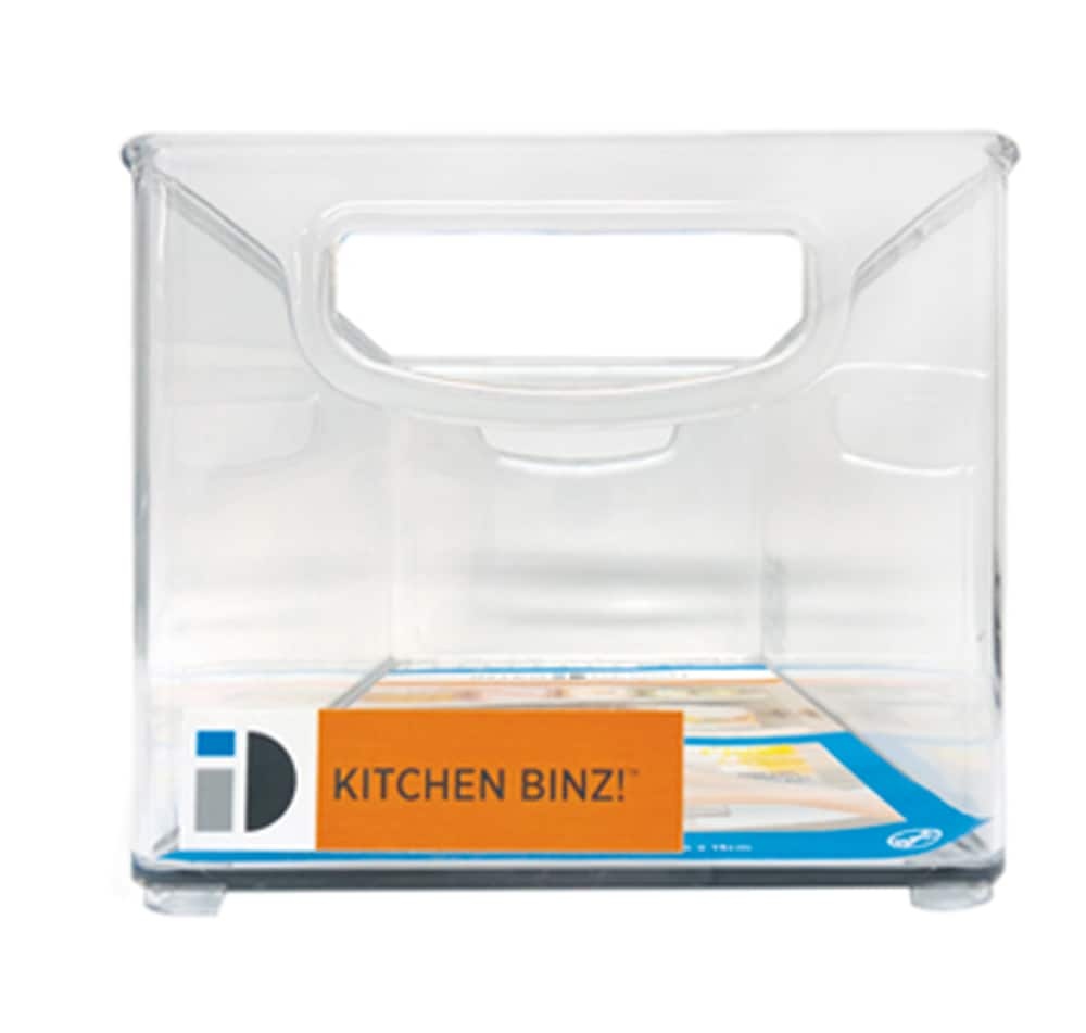 slide 1 of 1, InterDesign Fridge Binz! Kitchen Organizer - Clear, 6 in x 10 in x 5 in