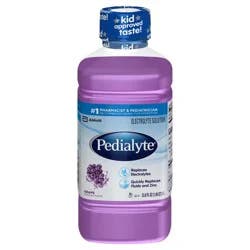 Pedialyte Electrolyte Solution Grape 1-1.1 qt Bottle