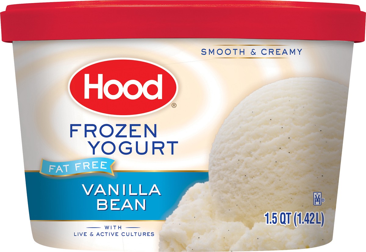 slide 4 of 4, Hood Vanilla Bean Fat Free Frozen Yogurt, 48 oz