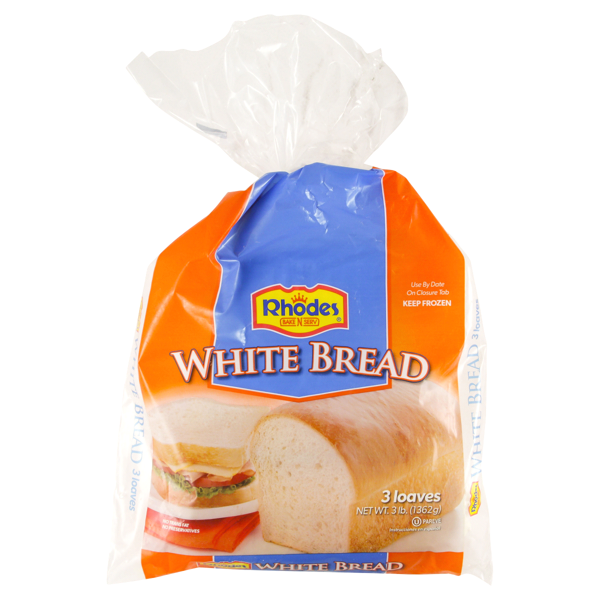 slide 1 of 1, Rhodes White Bread Dough, 48 oz