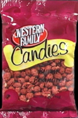 slide 1 of 1, Western Family Burnt Peanuts Peg, 7 oz