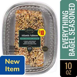Private Selection® Everything Bagel Crusted Atlantic Salmon, 10 oz