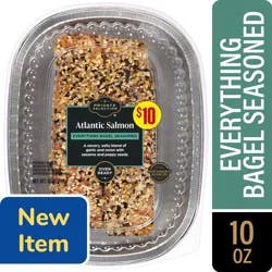 Private Selection® Everything Bagel Crusted Atlantic Salmon, 10 oz