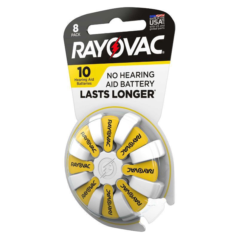slide 6 of 6, Rayovac Size 10 Hearing Aid Battery - 8pk, 8 ct