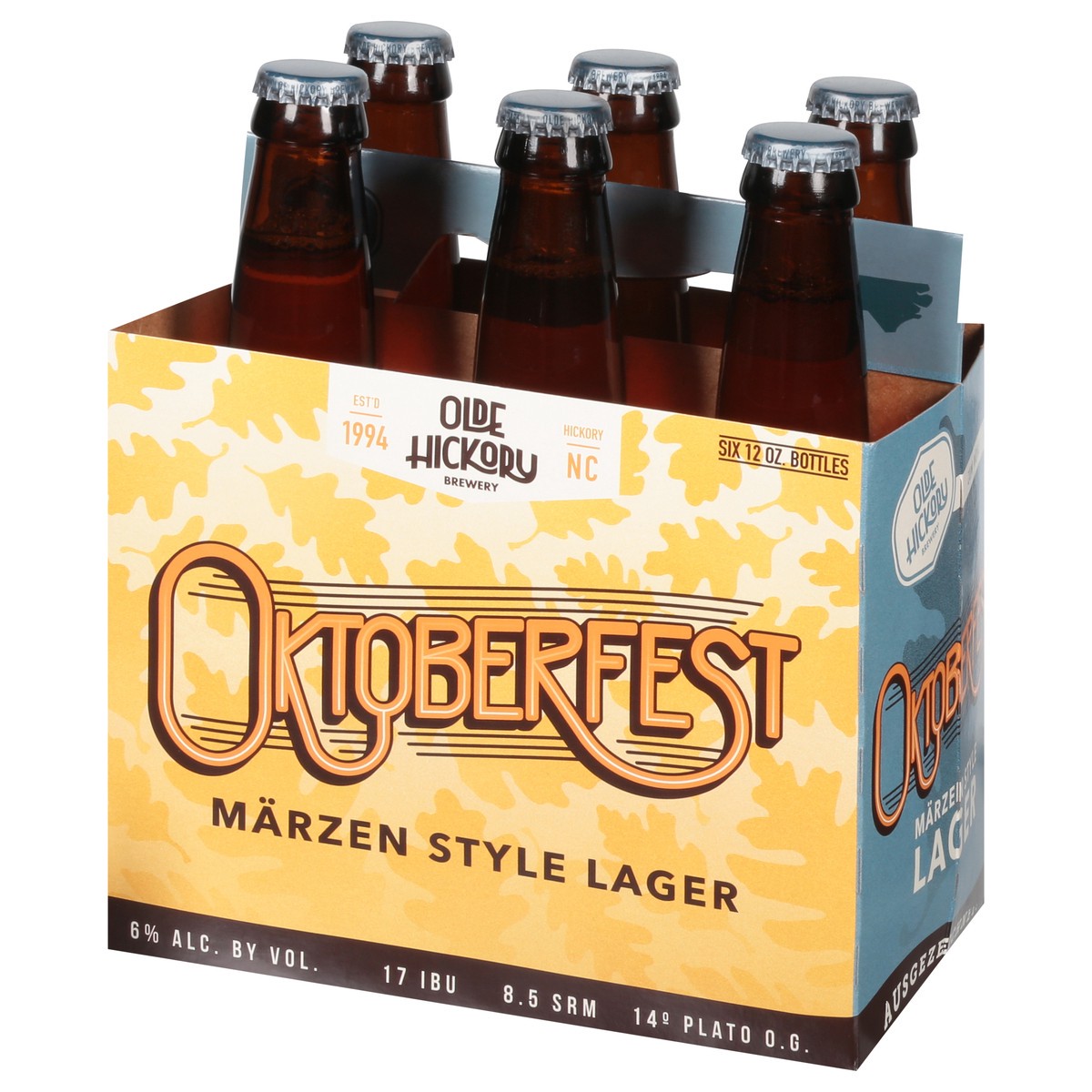 slide 4 of 9, Olde Hickory Brewery Marzen Style Lager Oktoberfest Beer 6 - 12 oz Bottles, 6 ct