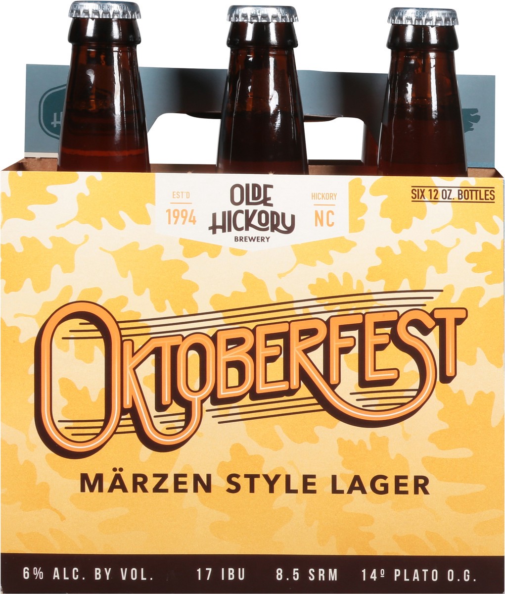 slide 8 of 9, Olde Hickory Brewery Marzen Style Lager Oktoberfest Beer 6 - 12 oz Bottles, 6 ct
