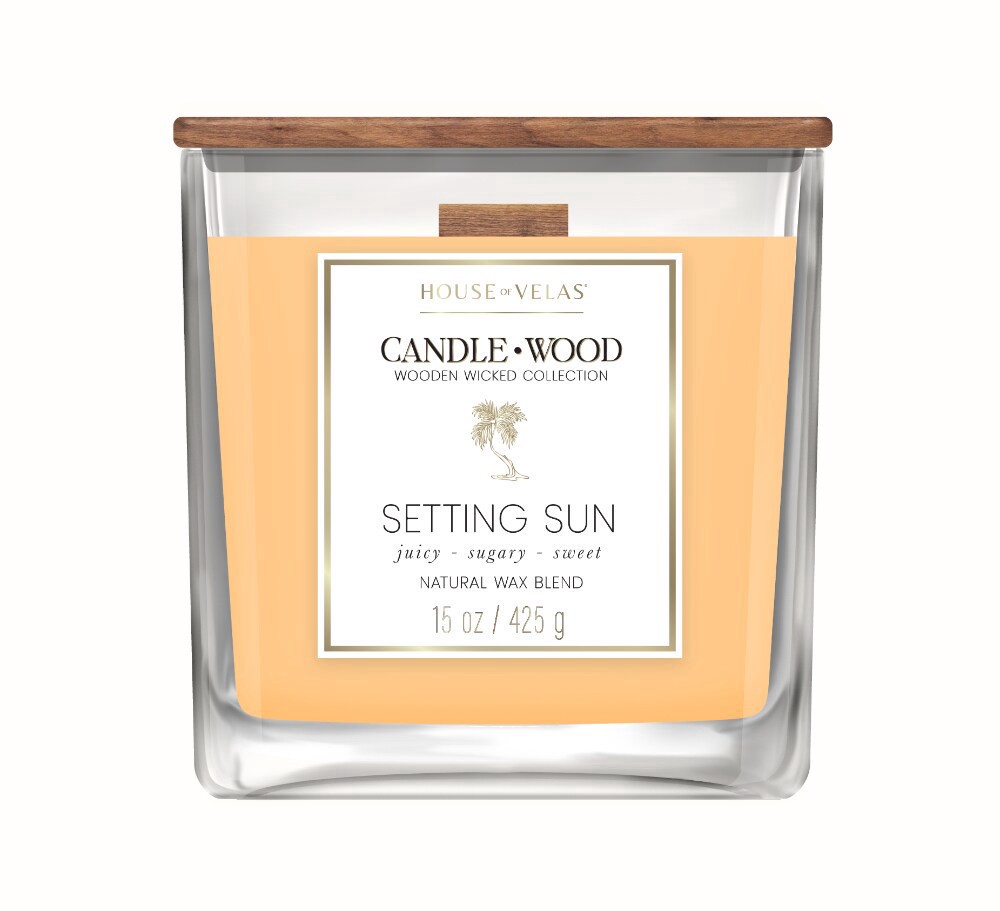 slide 1 of 1, House of Velas® Jar Candle Setting Sun, 15 oz