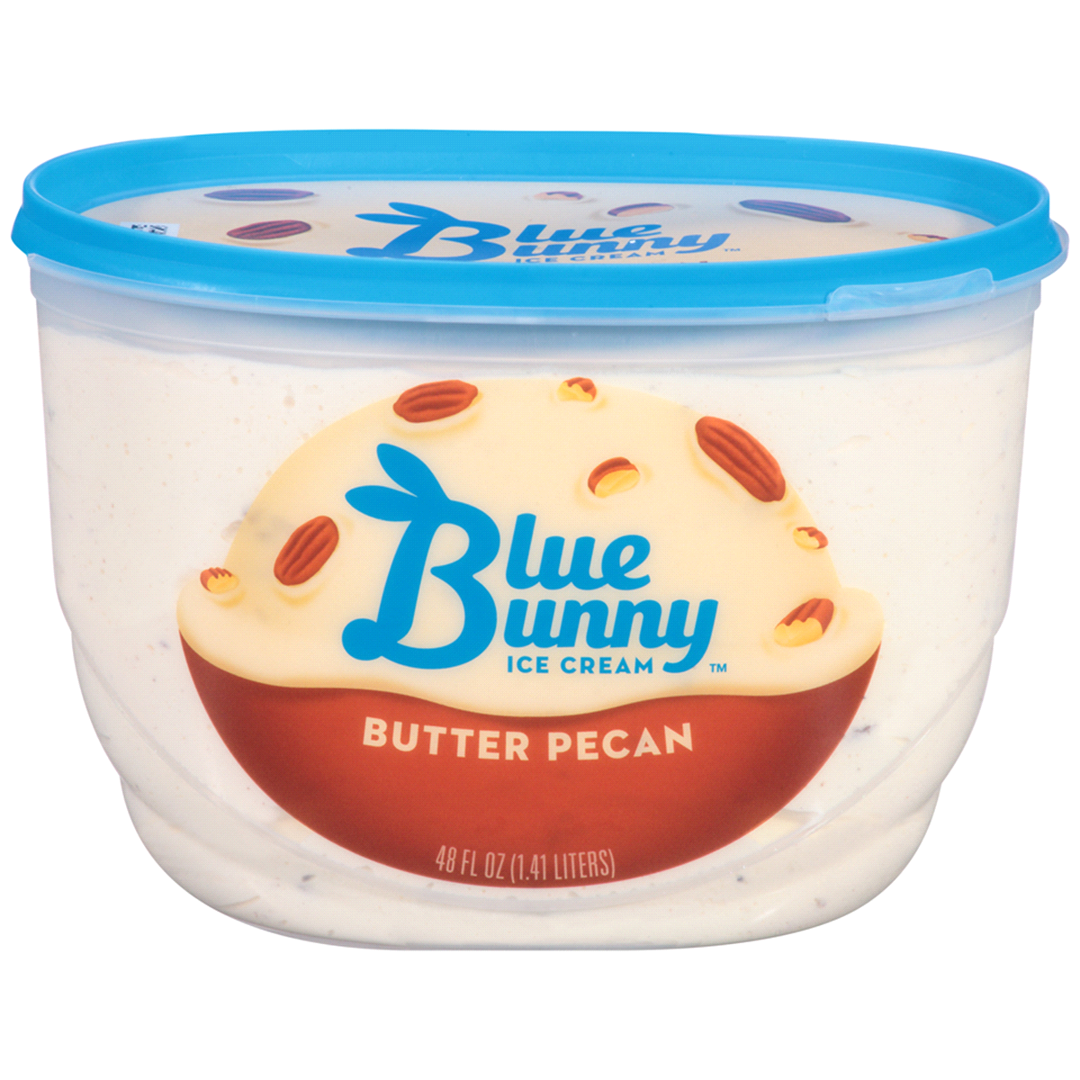 slide 1 of 1, Blue Bunny Butter Pecan Ice Cream, 48 fl oz