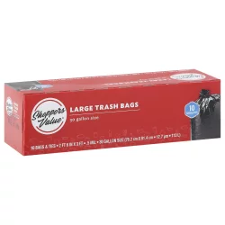 Shoppers Value Large Trash Bags