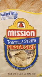 Mission Tortilla Strips 18 oz
