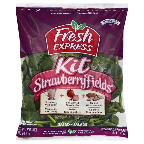 slide 1 of 1, Fresh Express Salad Kit, Strawberry Fields, 7.25 oz