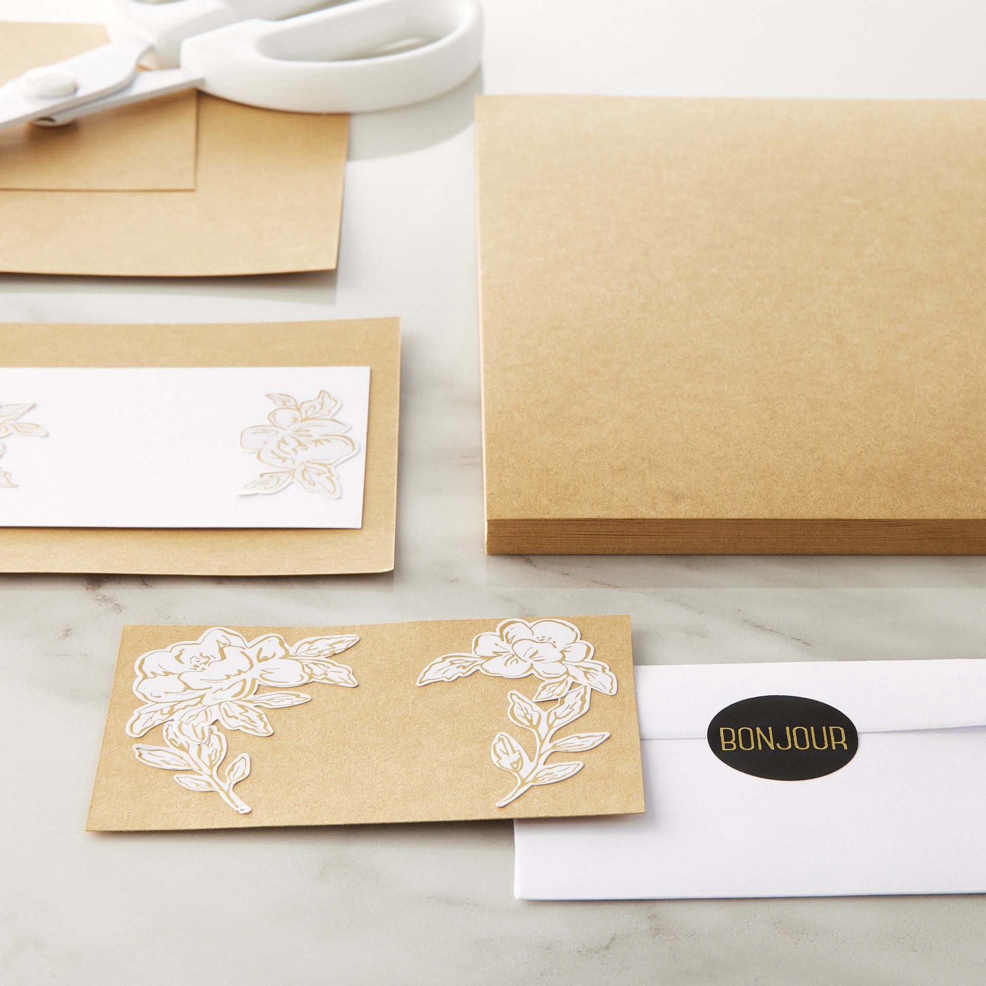 slide 2 of 3, Kraft 8" X 8" Cardstock Paper By Recollections, 100 Sheets, 8 in x 8 in