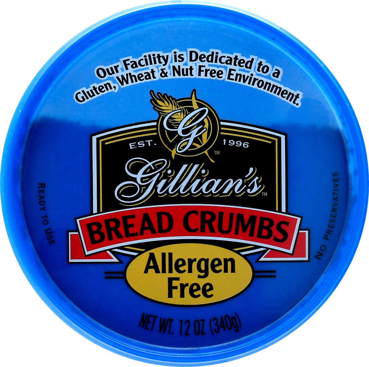 slide 9 of 9, Gillian's Original Bread Crumbs 12 oz, 12 oz