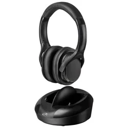 Ilive Rf Wireless Over-Ear Headphones - Black
