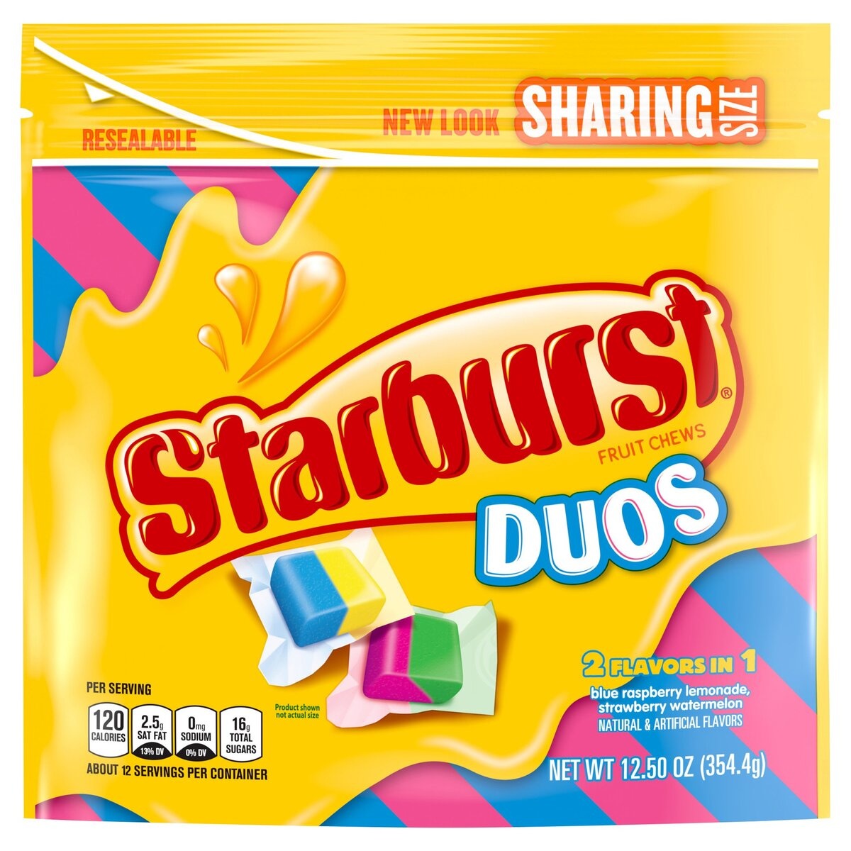 slide 9 of 9, Starburst Duos Fruit Chews Sharing Size, 12.5 oz