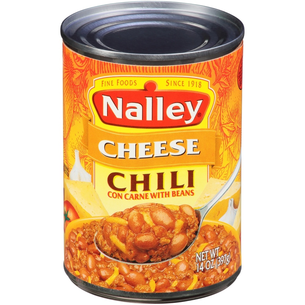 slide 1 of 2, Nalley Chili Con Carne with Beans Cheese, 14 oz