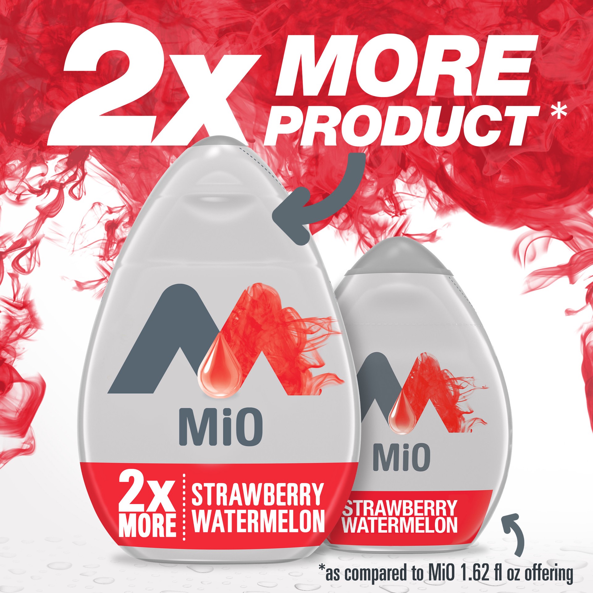slide 2 of 5, mio Strawberry Watermelon Flavored with other natural flavor Liquid Water Enhancer, 3.24 fl oz Bottle, 3.24 fl oz