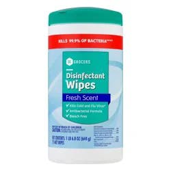SE Grocers Fresh Scent Disinfectant Wipes 22.8 Ounces