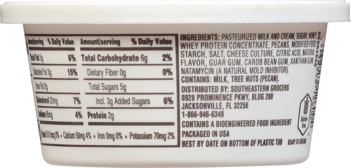 slide 6 of 9, SE Grocers Hny Pcn Crm Chs Spre, 8 oz