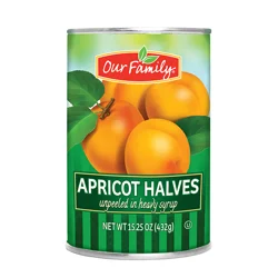 Our Family Apricot Halves In Heavy Syrup