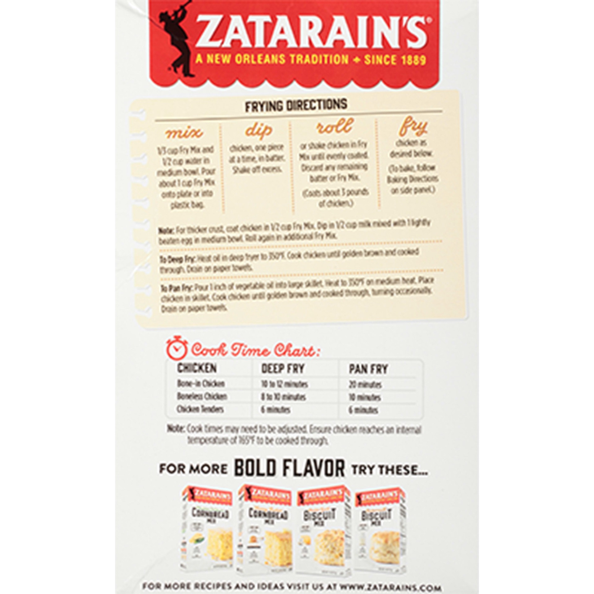 slide 3 of 5, Zatarain's Chicken Fry - Southern Buttermilk, 22 oz