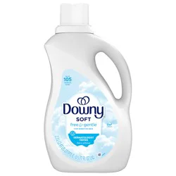 Downy Free & Gentle Fabric Softener (Fabric Conditioner), 77 fl oz, 105 Loads, Hypoallergenic
