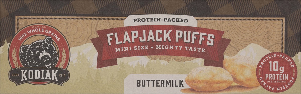 slide 2 of 9, Kodiak Cakes Mini Size Buttermilk Flapjack Puffs 33 ea, 33 ct