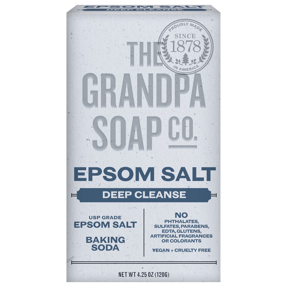 slide 1 of 7, The Grandpa Soap Co. The Grandpa Soap Company Epsom Salt Bar Soap 4.25 Oz, 4.25 oz