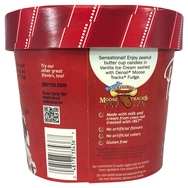 slide 2 of 9, Pierre's Pierres Moose Tracks Ice Cream, 48 fl oz