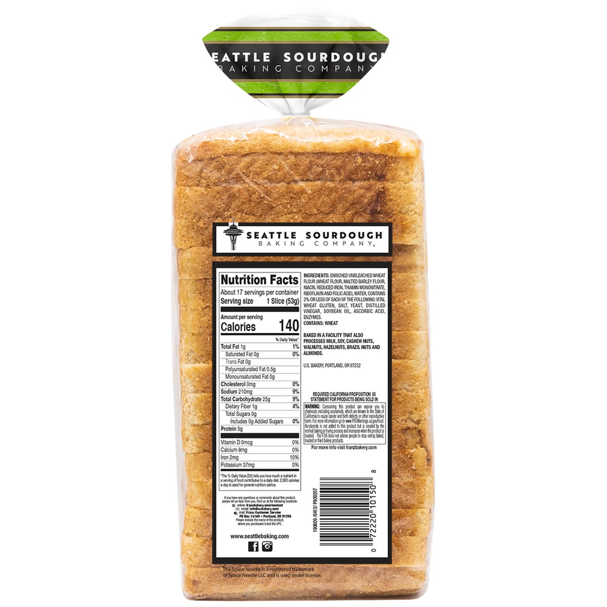 slide 3 of 9, Seattle Sourdough Baking Co. Company Bread Old Town Sourdough - 32 Oz, 32 oz