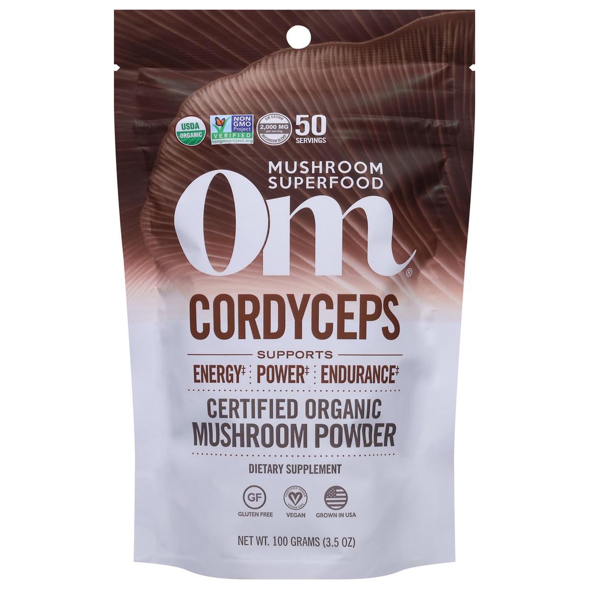 slide 6 of 14, Om Powder Cordyceps 3.5 oz, 3.5 oz