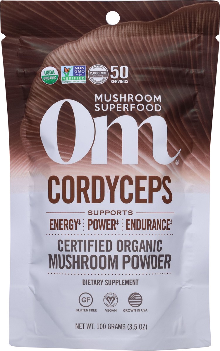 slide 12 of 14, Om Powder Cordyceps 3.5 oz, 3.5 oz