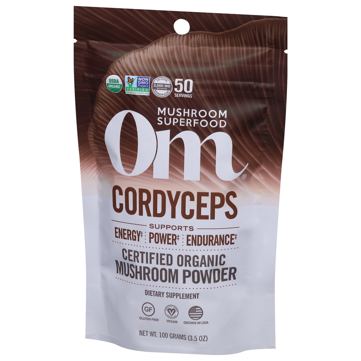 slide 13 of 14, Om Powder Cordyceps 3.5 oz, 3.5 oz