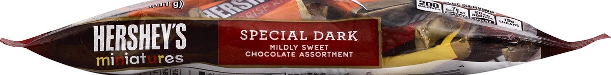 slide 4 of 5, Hershey's Special Dark Miniatures Chocolate Candy, 11 oz