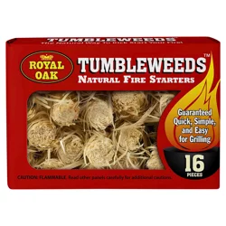 Royal Oak Tumbleweeds Natural Fire Starters 16 Each