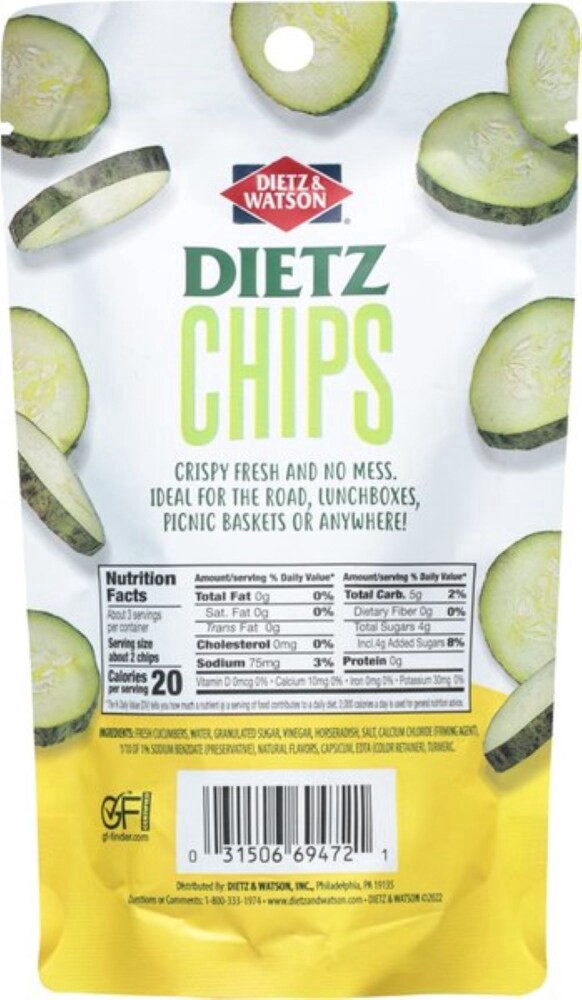 slide 4 of 6, Dietz & Watson Horseradish Pickle Chips, 1 ct